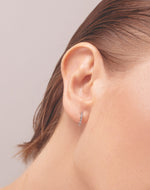 Candongas en Plata 925 Zircón Clear