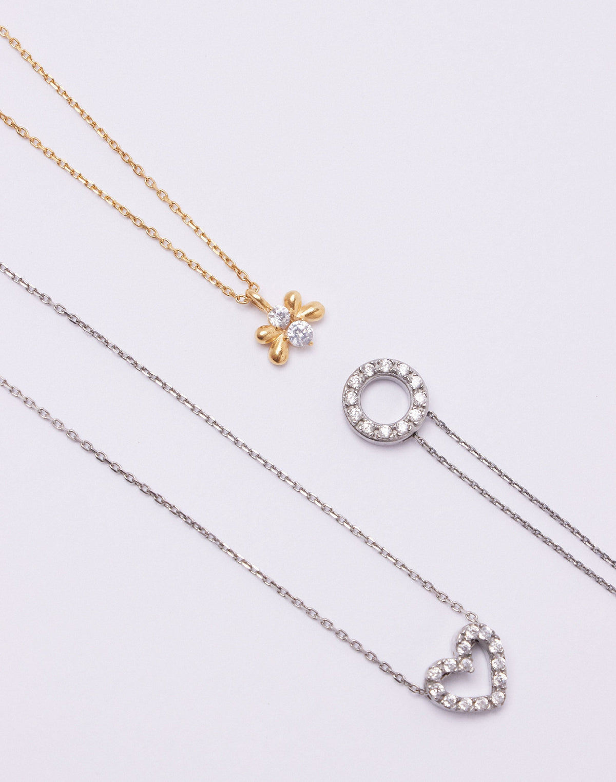 Collar en Plata 925 Corazón Clear