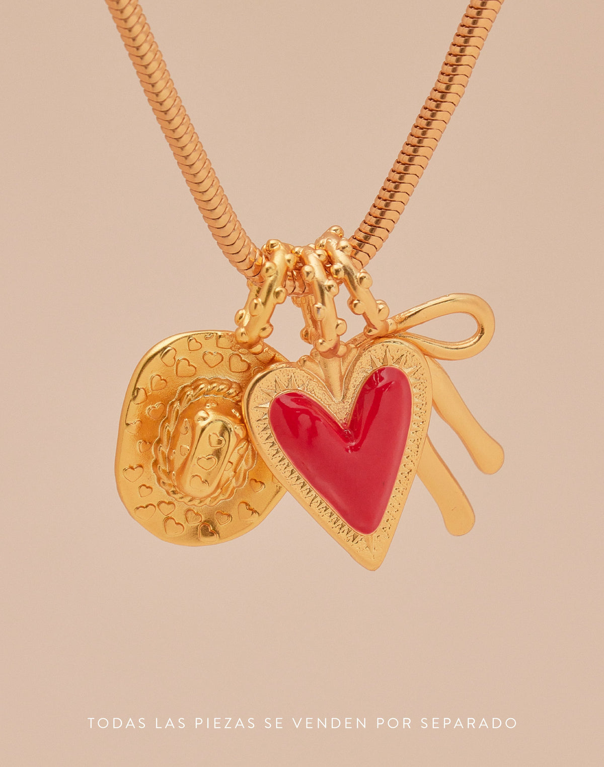 Maxi Charm Corazón de Fuego