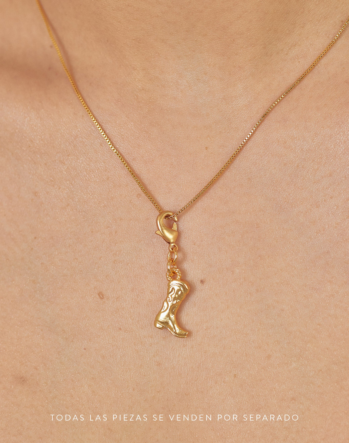 Mini Charm Bota Texana