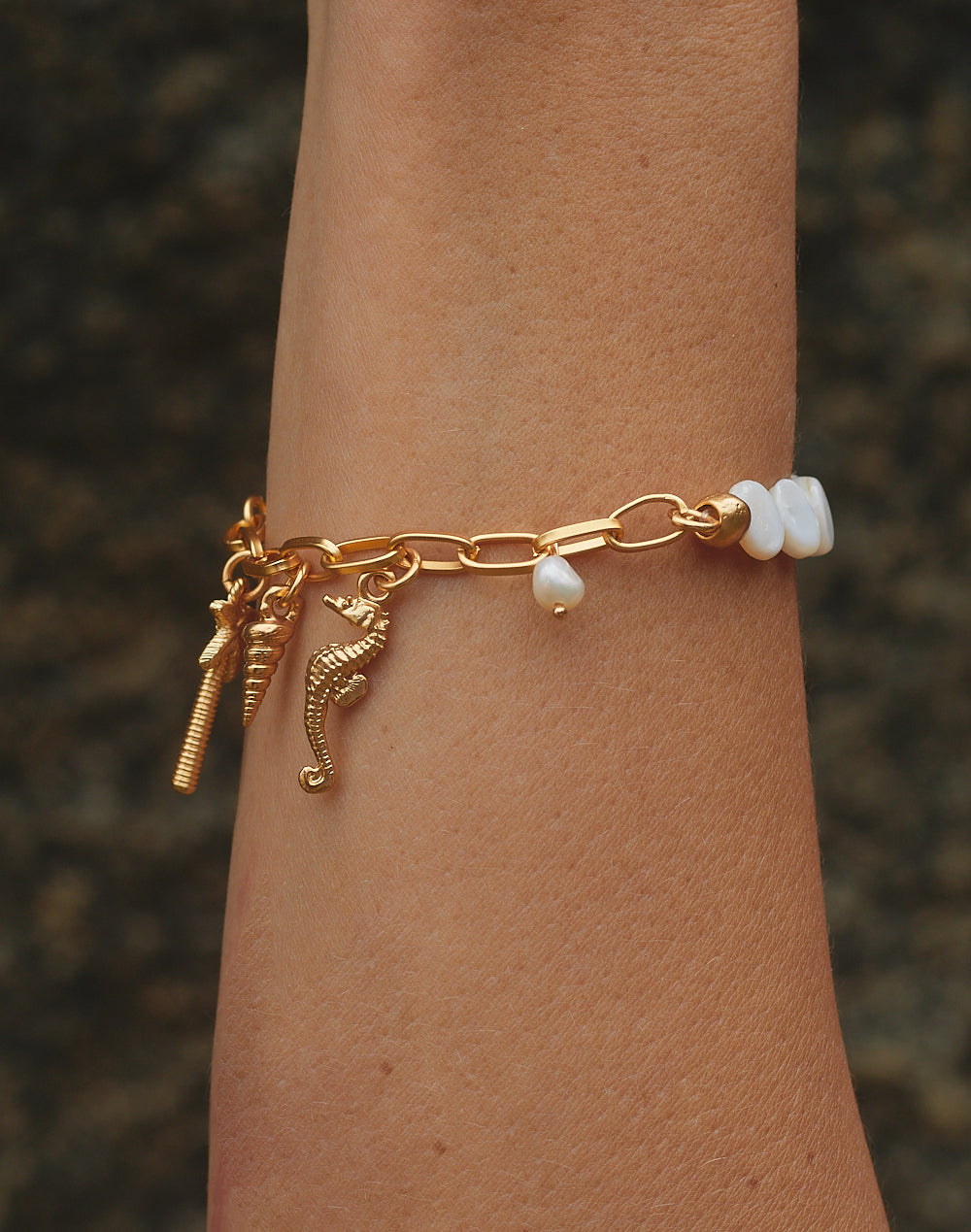 Pulsera de Charms Nacar