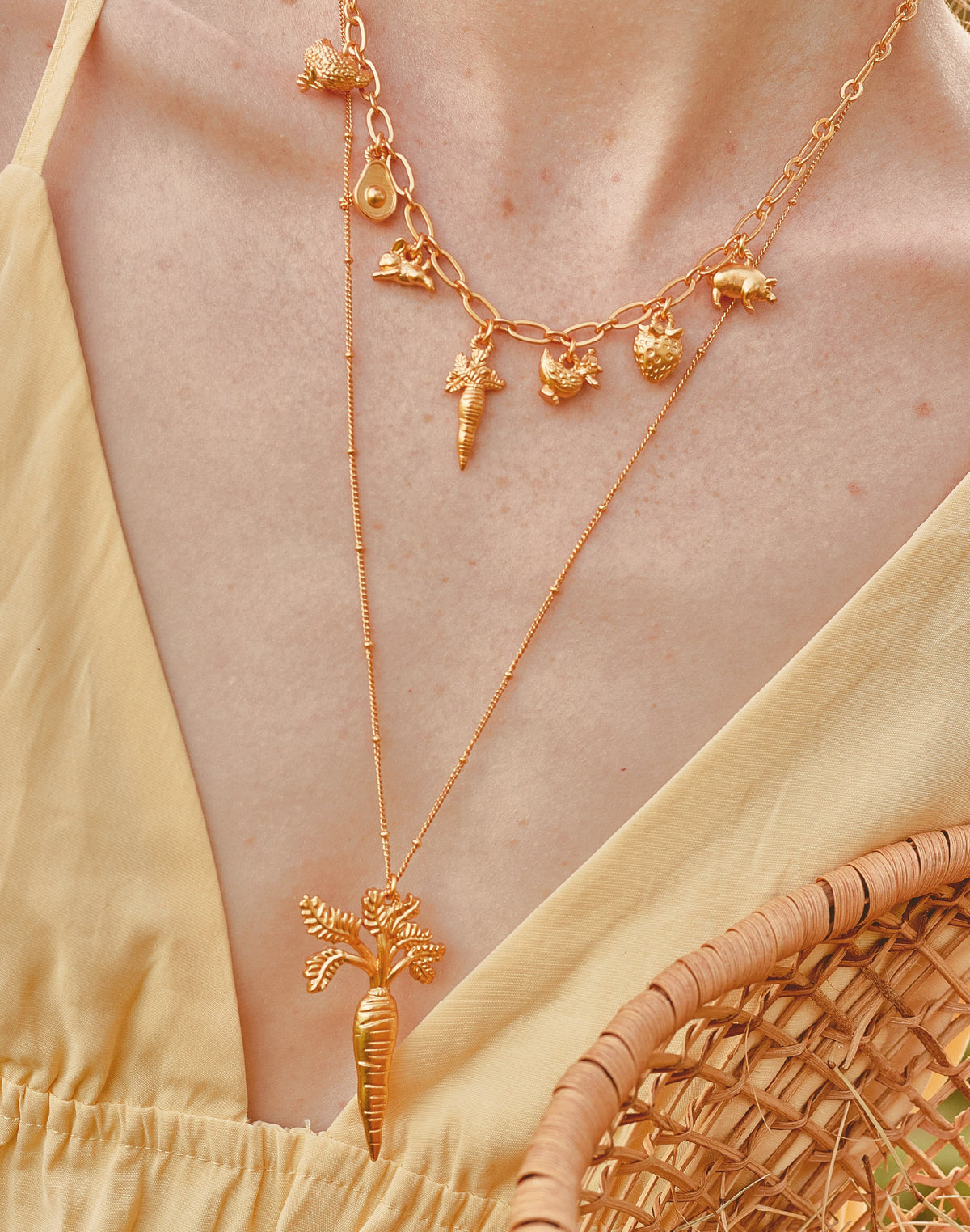 Set 2 Collares y Aretes Pradera