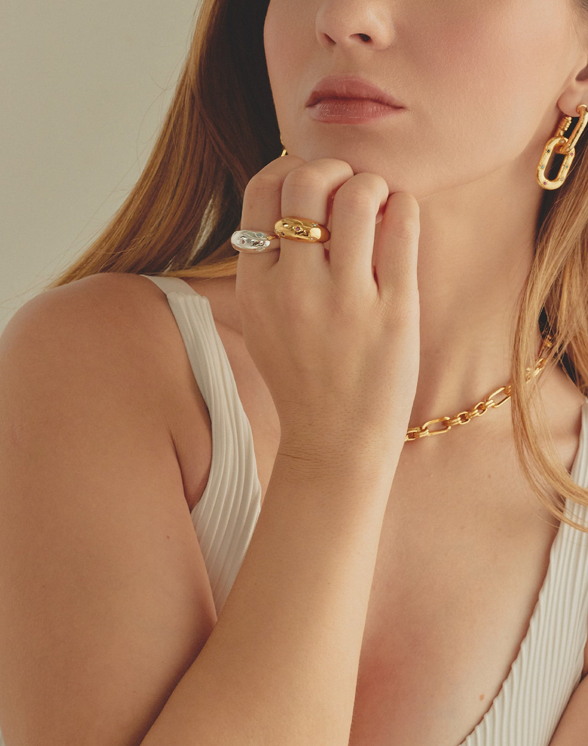 Set de 2 Anillos Selene