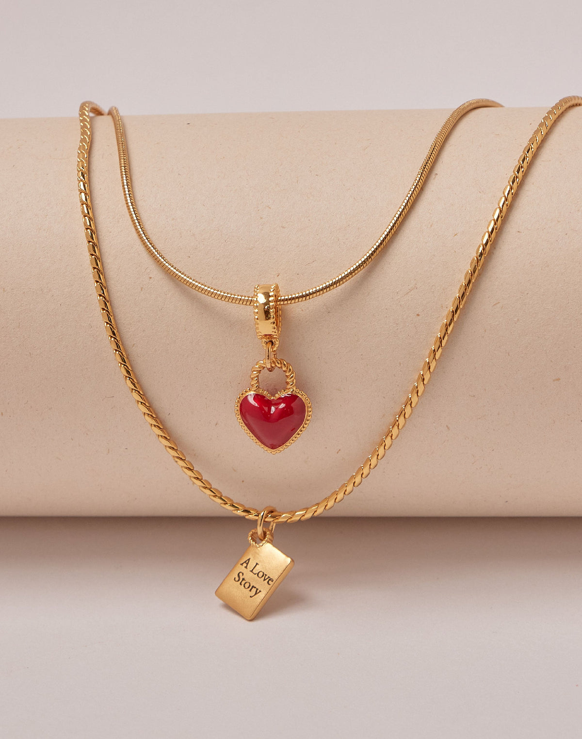 Set de 2 Collares Carta de Amor