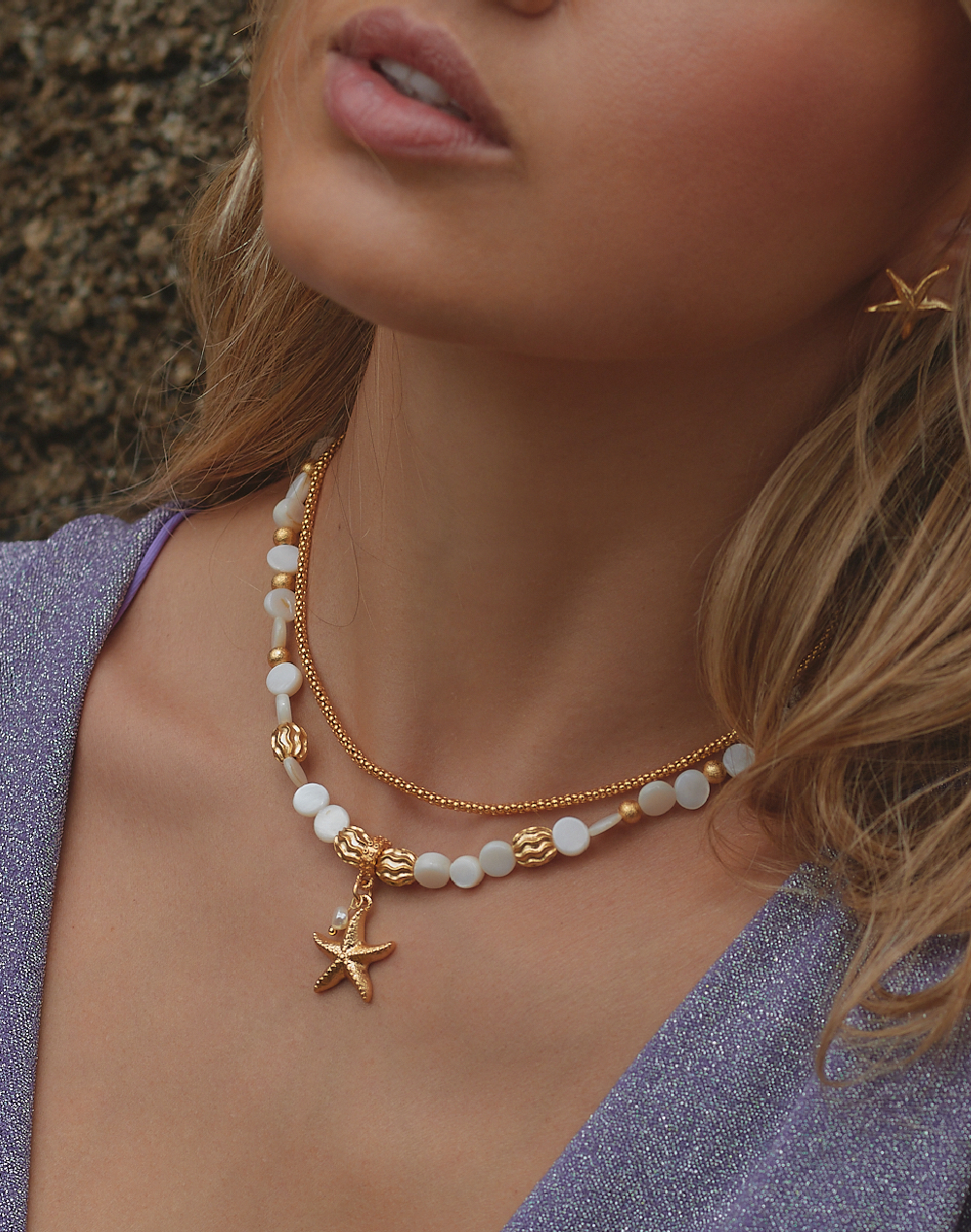 Set de 2 Collares Nacar