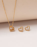 Set de Collar + Aretes Latidos