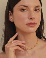 Set de Collar + Topos Destellos